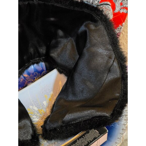 Faux Fur Black Wrap Collar Scarf - Picture 10 of 13